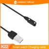 K22 Smart Watch Charger Cable 2pin Wristbands Charging Line Magnet Suction Charge Cable 2-pin 4mm USB Power Emergency Protect