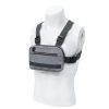 Chest Rig Bag Reflective Tactical with Multi Pockets for Night Running Cycling Walking Trekking Jogging Climbing