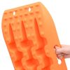 Traction Boards 2 pcs Orange 41.7"x12"x2.8" Nylon