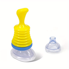 1pc Choking Rescue Device; Household Essentials; Choking Emergency Device For Adults Kids (Color: Yellow)