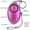 3packs Emergency Personal Alarm, 140DB Personal Siren Keychain With LED Lights, Emergency Security Alarm