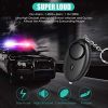 3packs Emergency Personal Alarm, 140DB Personal Siren Keychain With LED Lights, Emergency Security Alarm